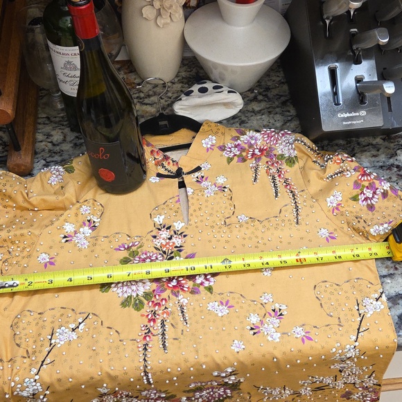 Vintage Hand Beaded Asian Tunic - Picture 3 of 3